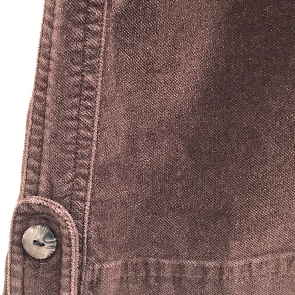 Columbia A line chocolate brown skirt women 4 knee length brushed cotton classic - Picture 5 of 12